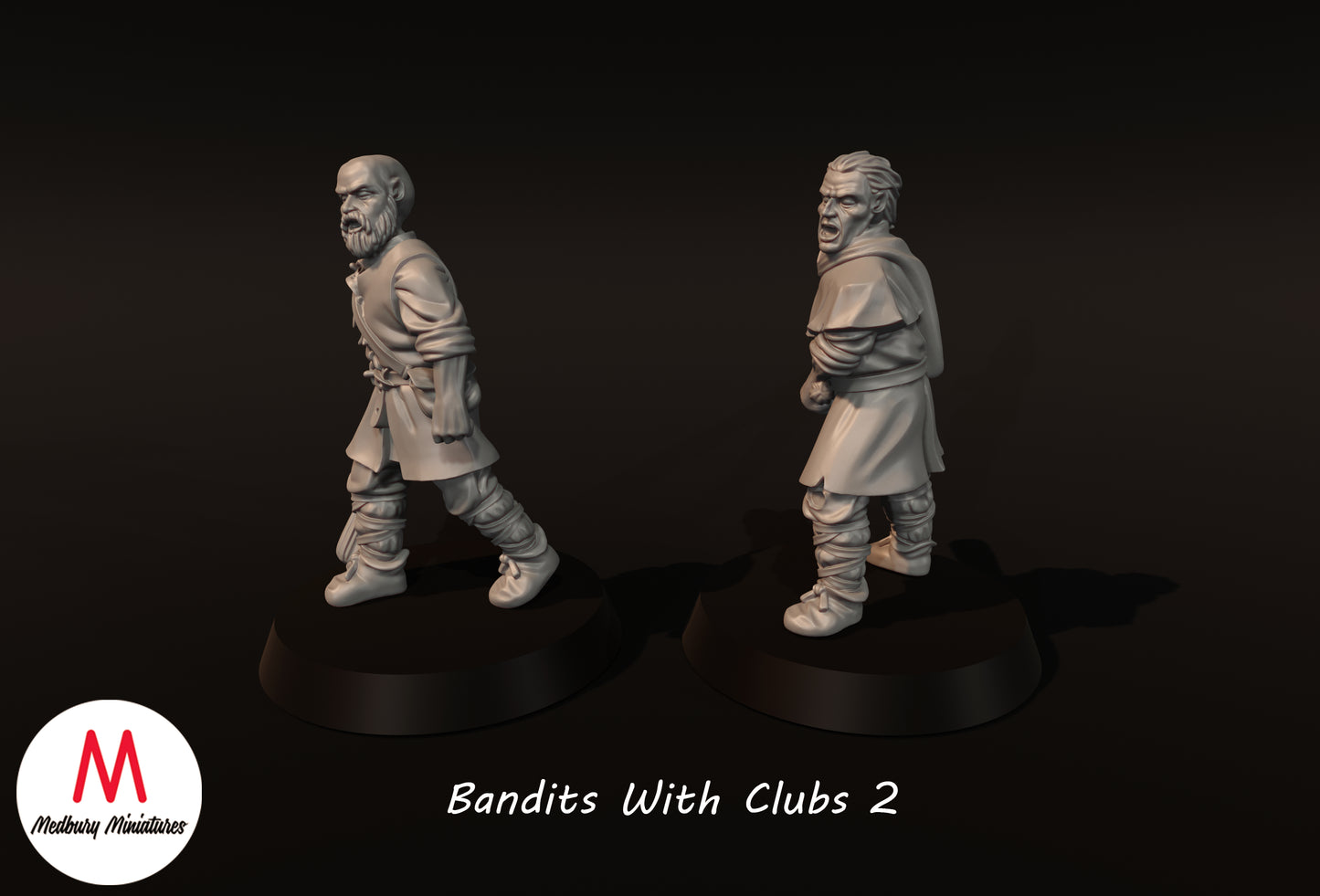 Bandits With Clubs 2 - Medbury Miniatures