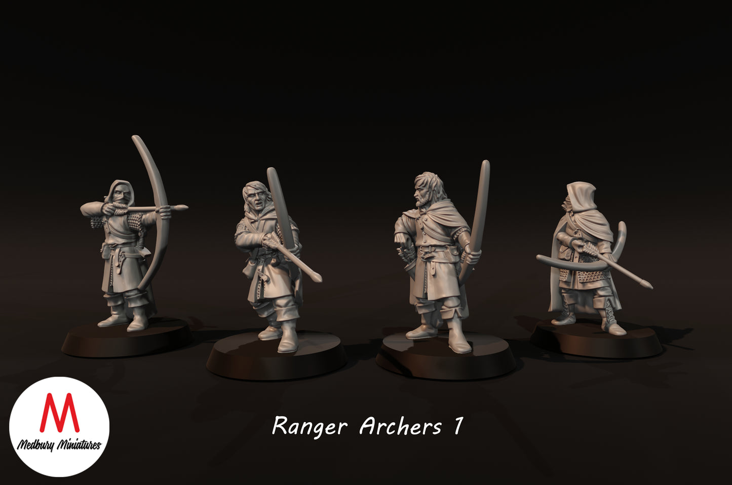 Ranger-Bogenschützen 1 - Medbury Miniatures