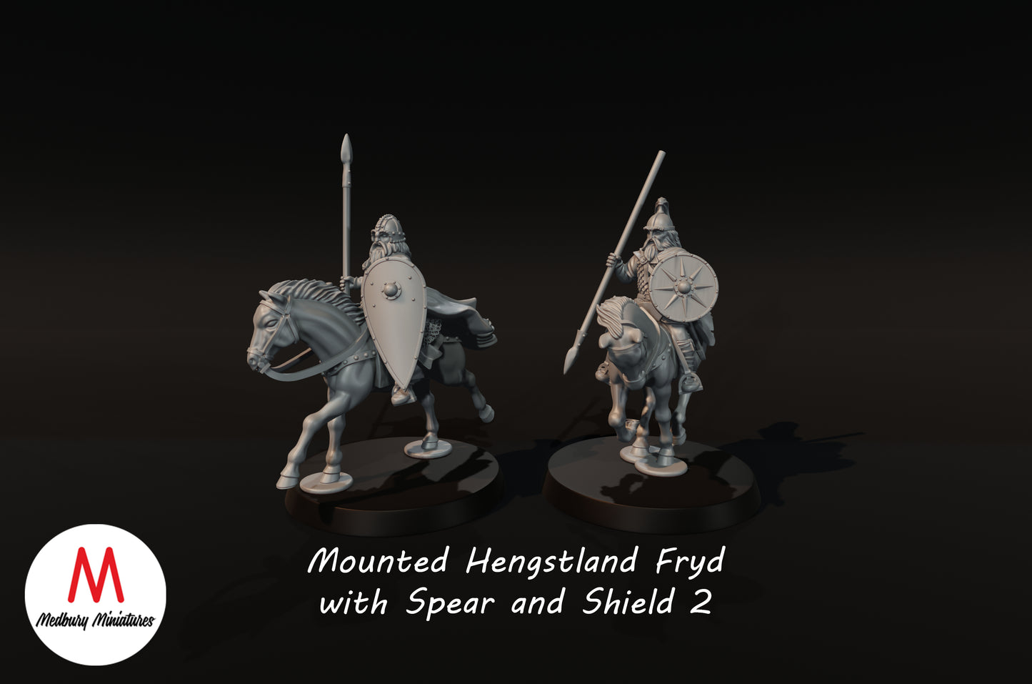 Hengstland Riders with Spears 2 - Medbury Miniatures