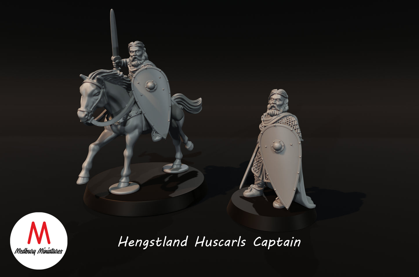 Hengstland Huscarl Captain - Medbury Miniatures