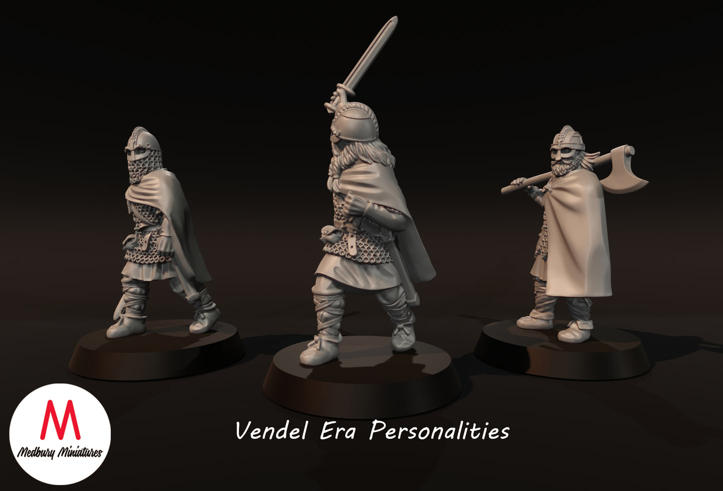 Persönlichkeiten der Vendel-Ära - Medbury Miniatures