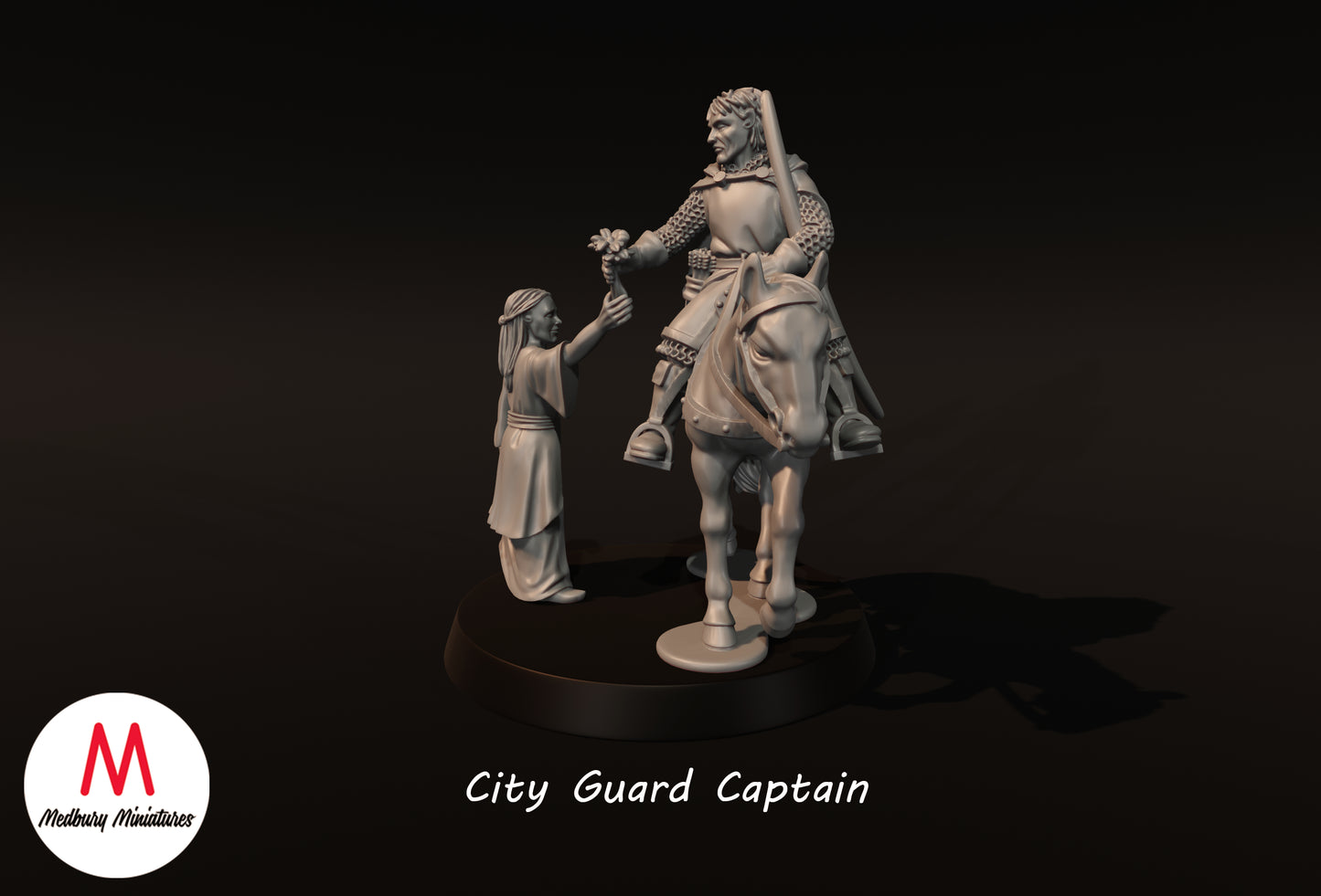 City Guard Captain - Medbury Miniatures