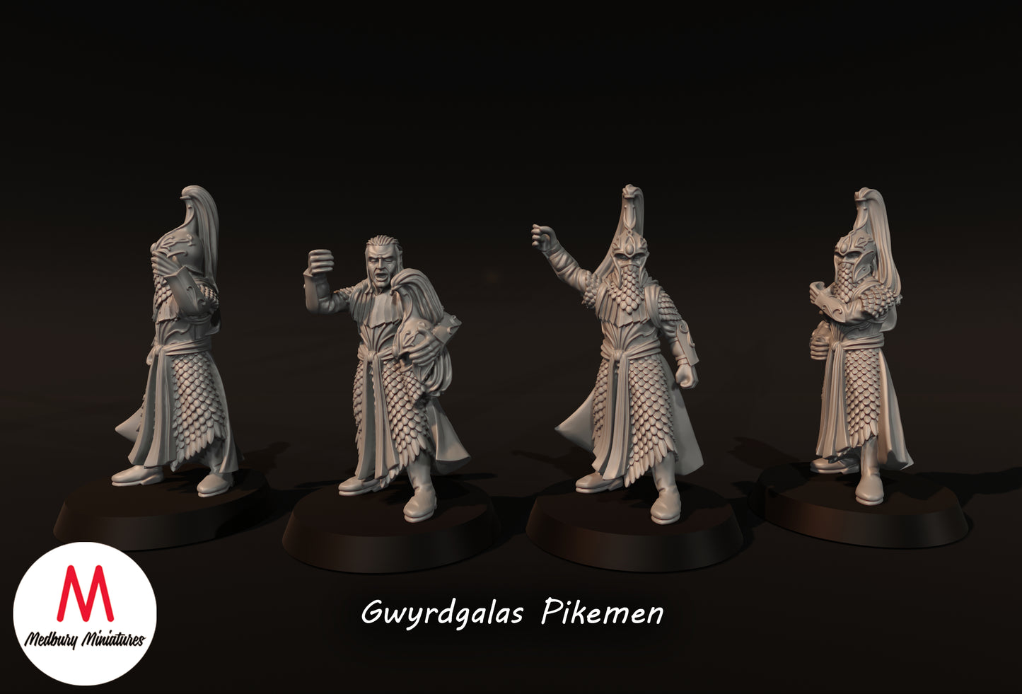 Gwyrdgalas Pikeniere - Medbury Miniatures