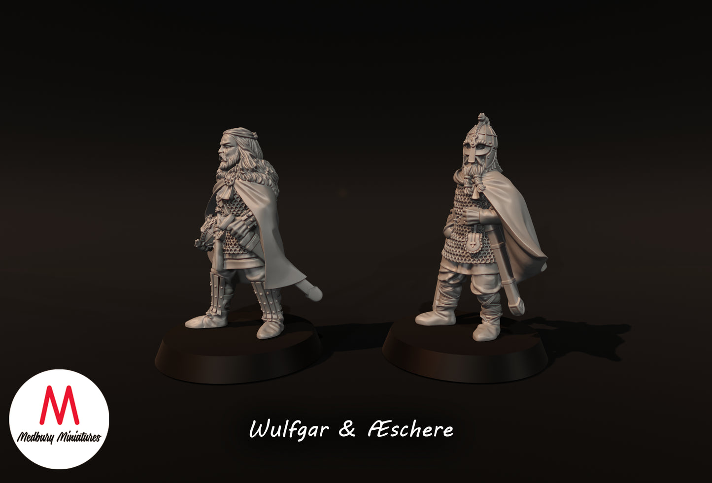 Wulfgar und Æschere - Medbury Miniatures
