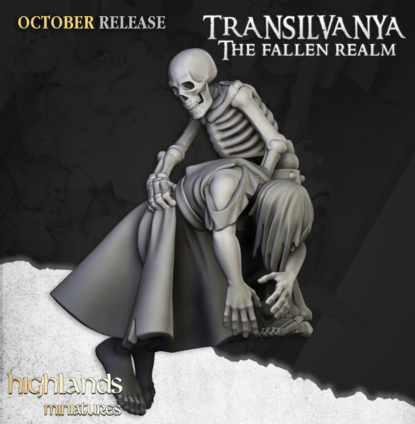 Chariot à cadavres - Highlands Miniatures