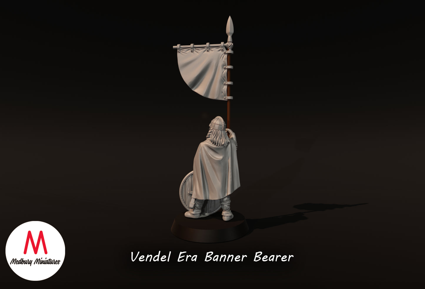 Porteur de bannière de l'ère Vendel - Medbury Miniatures