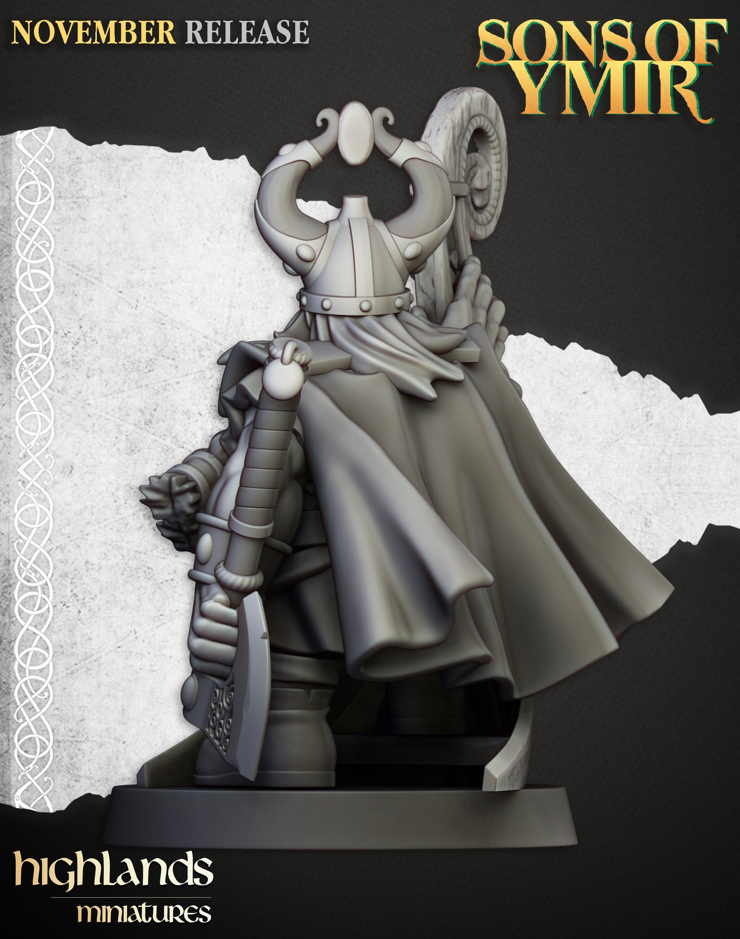 Dwarf Sea Lord - Highlands Miniatures