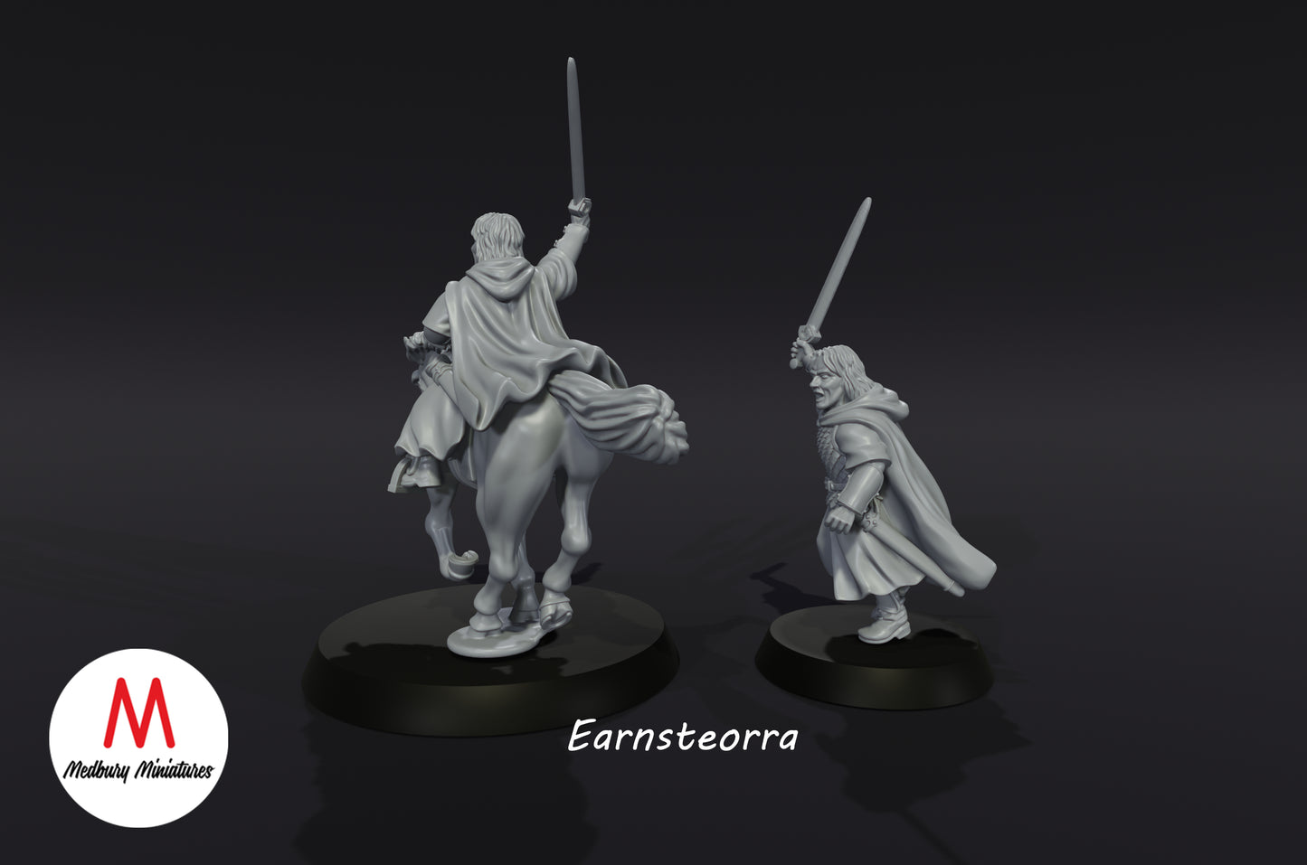 Earnsteorra on Foot and Mounted - Medbury Miniatures