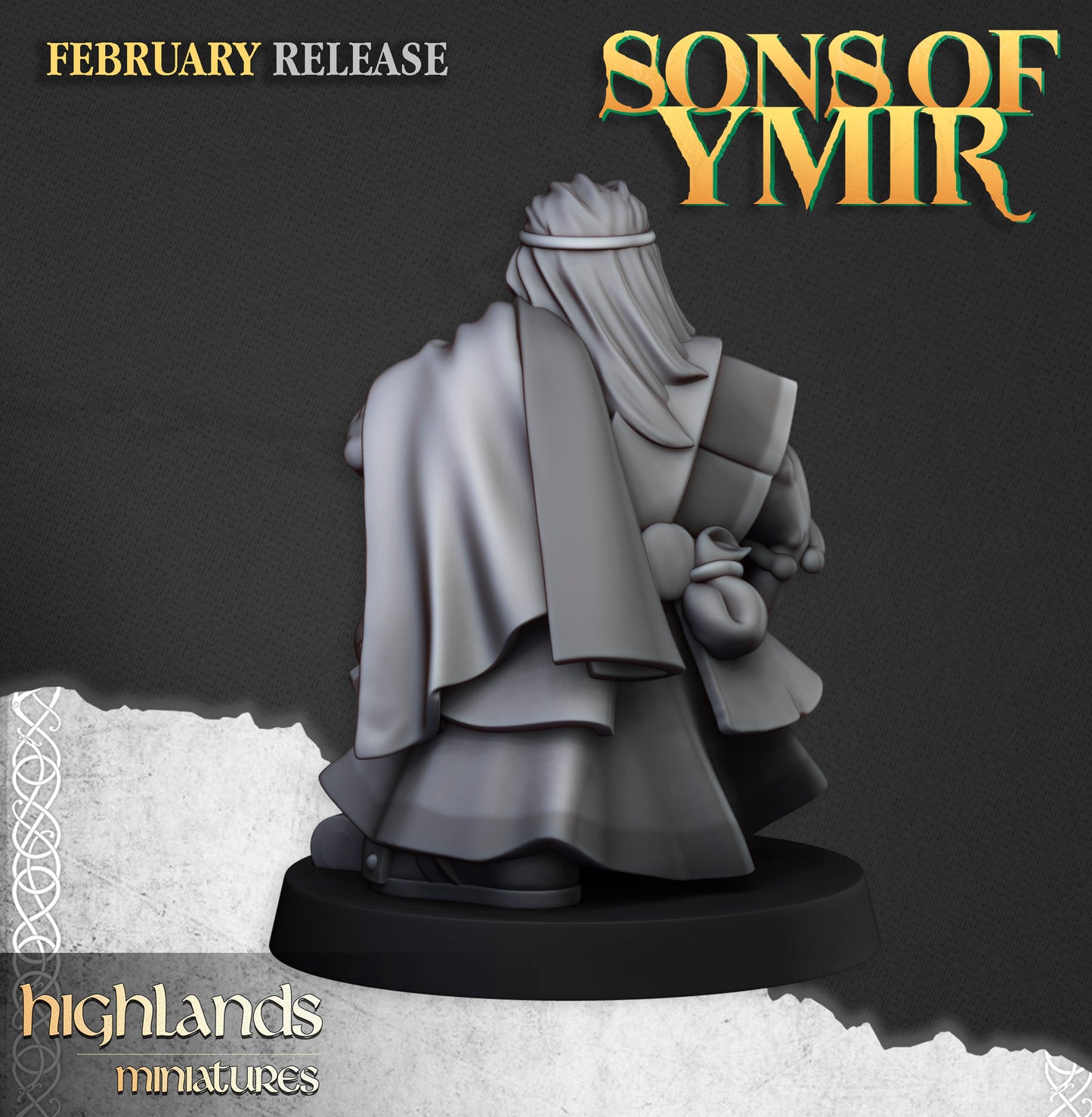 Zwergen-Runenpriester - Highlands Miniatures