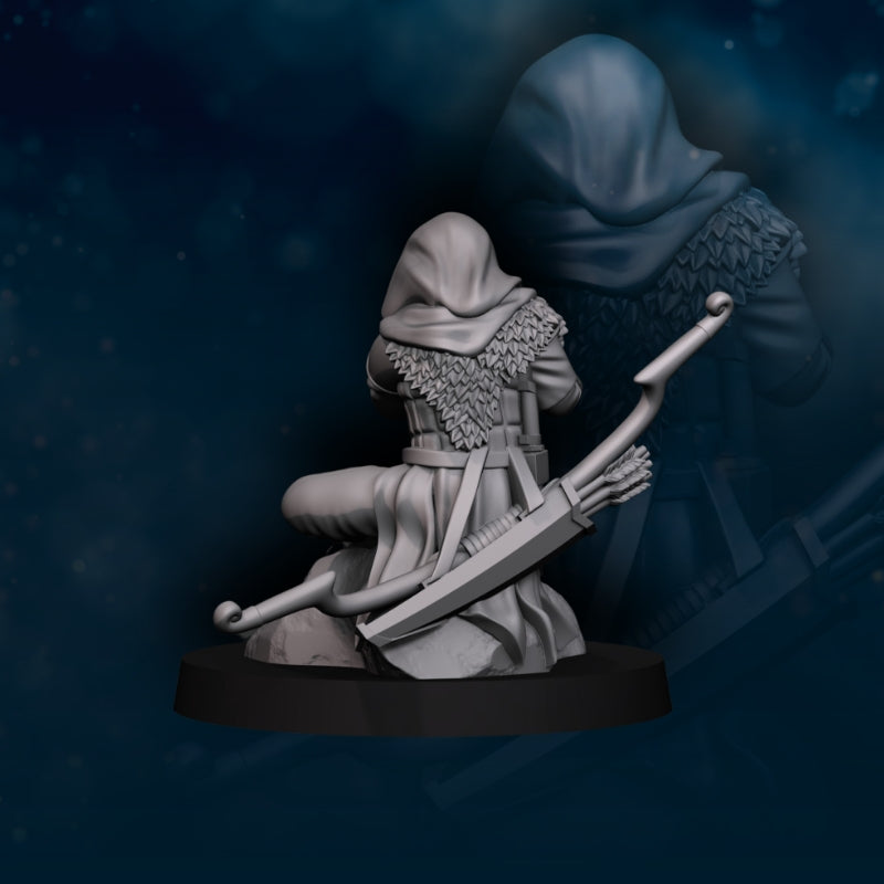 Elfe des bois musicien, nouvelle pose - Davale Games