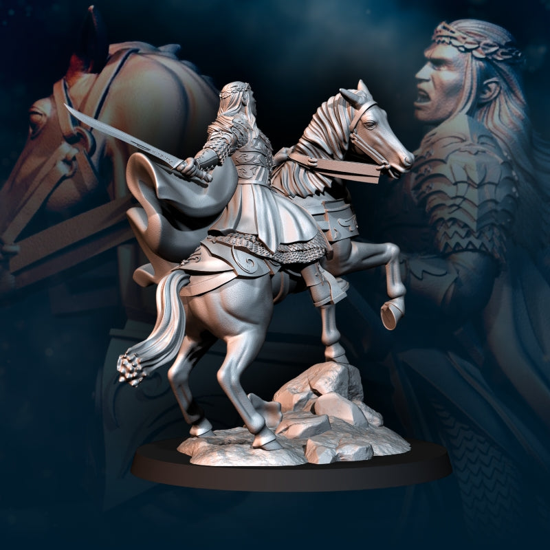 Roi des elfes de la forêt à cheval - Davale Games