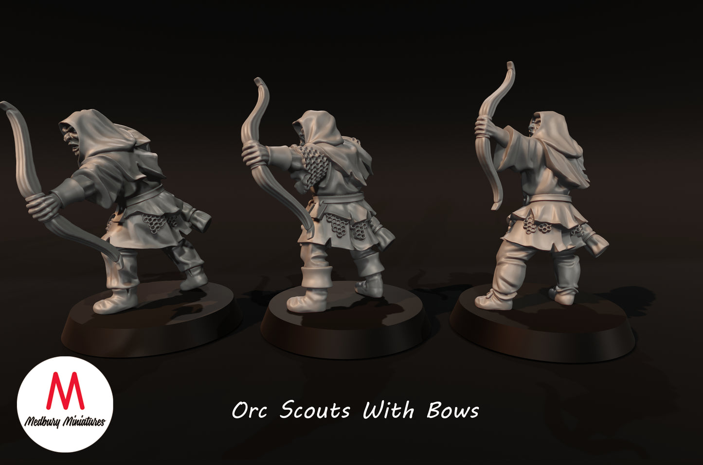 Scouts orques avec arcs - Medbury Miniatures