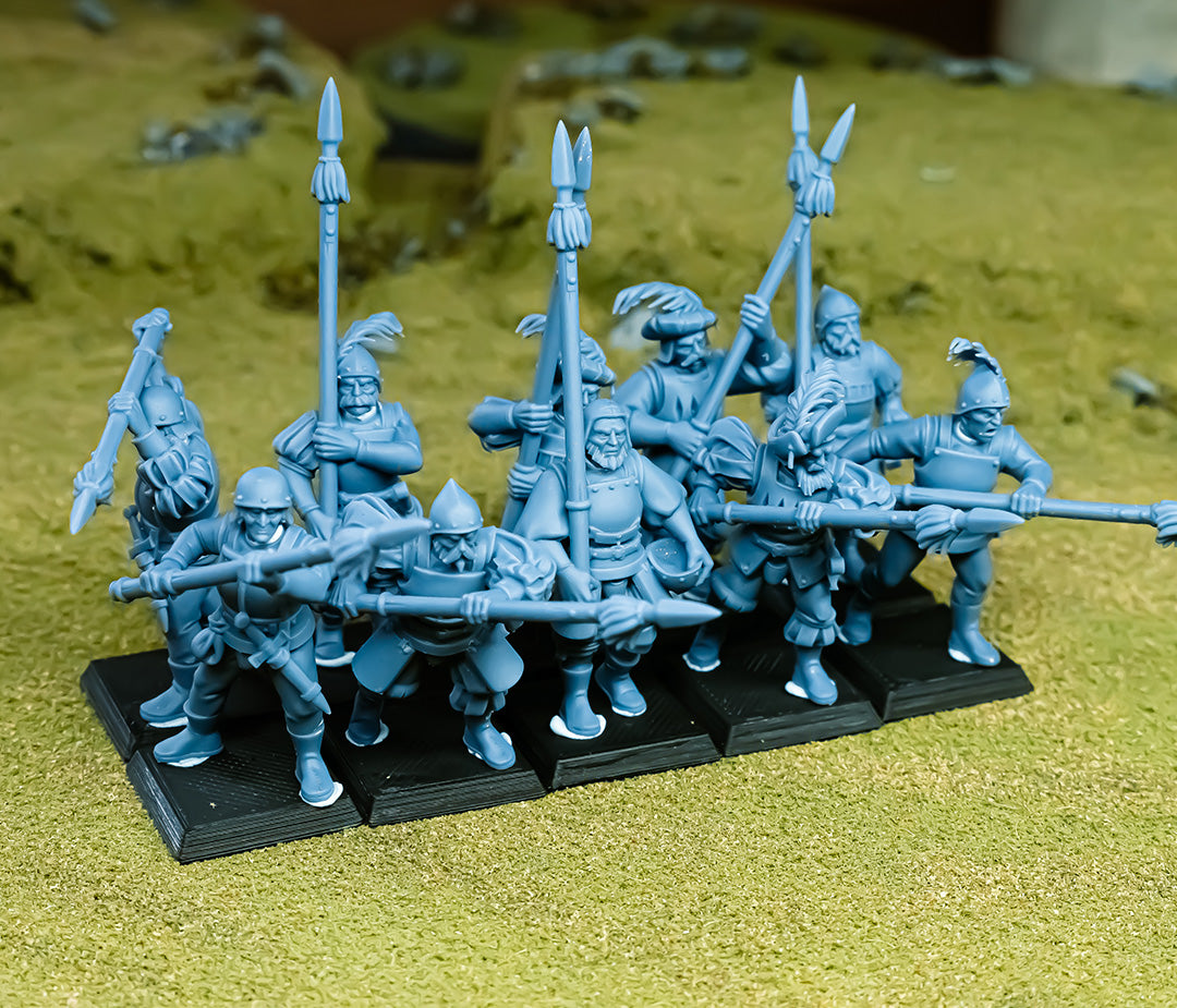 Sunland Troops with Spears - Highlands Miniatures
