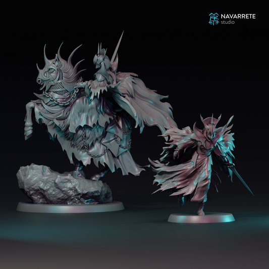 The Black Herald on Foot and Horse - Navarrete Studio