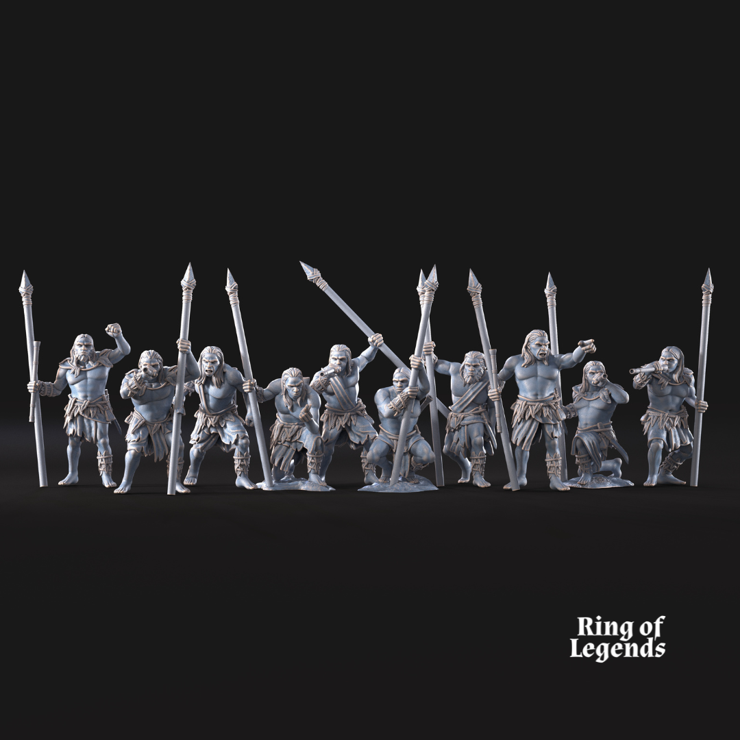 10x Forest Tribe | Free forest | Fantasy - Davale Games