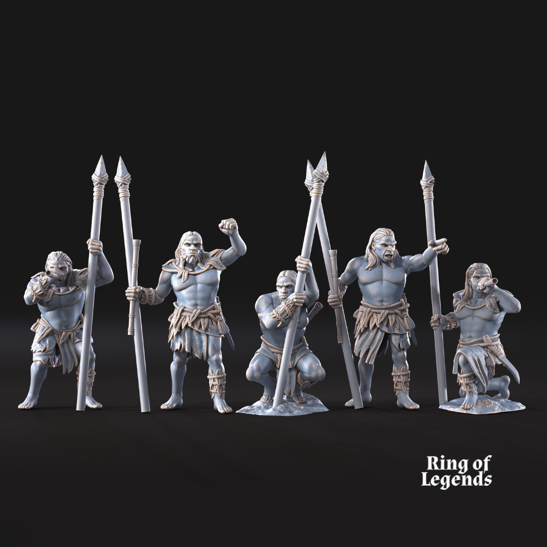 10x Forest Tribe | Free forest | Fantasy - Davale Games