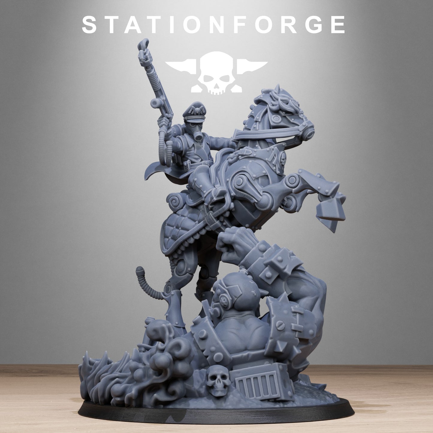 GrimGuard Officer Horseman - Station Forge