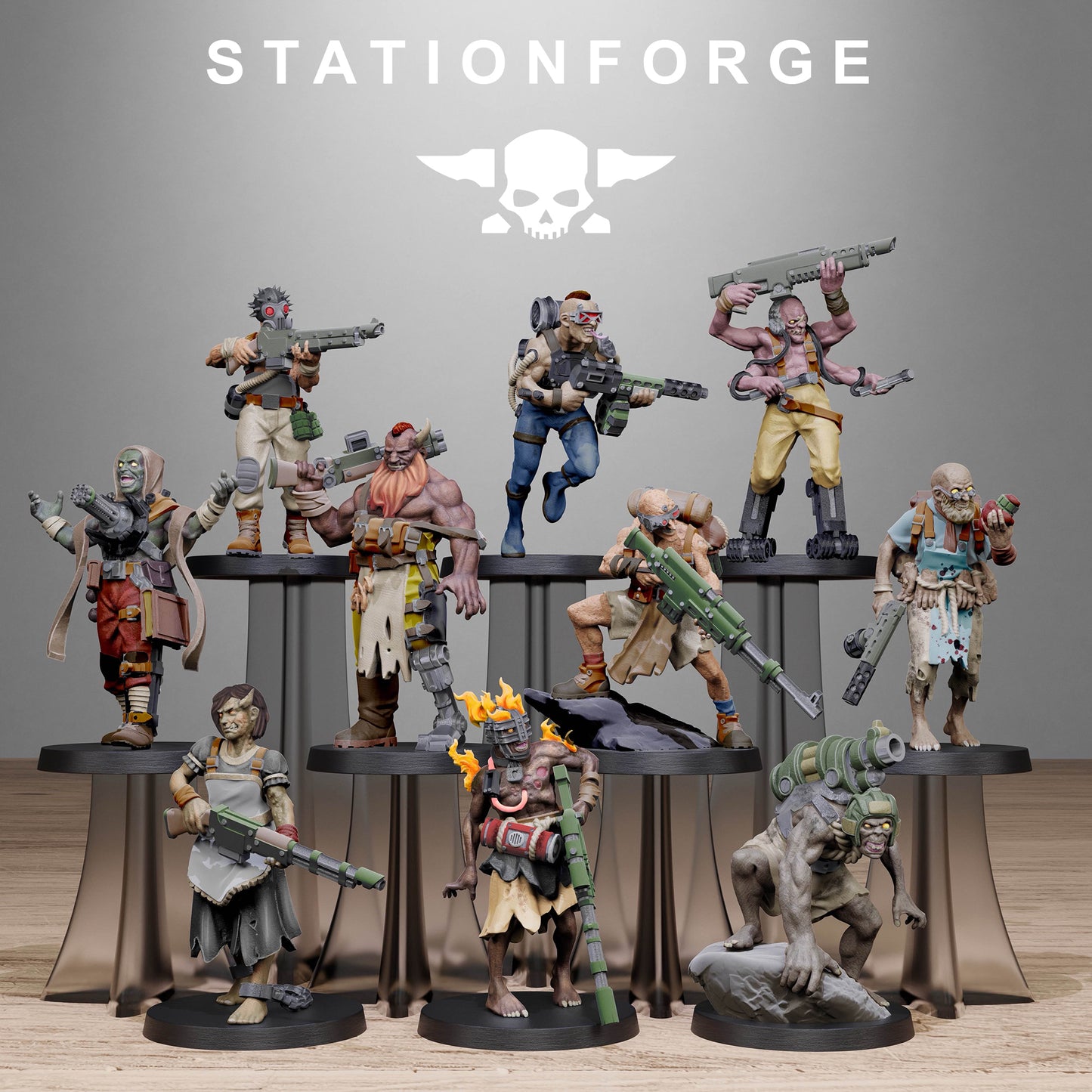 Corrupted Guard Abhumans - Station Forge