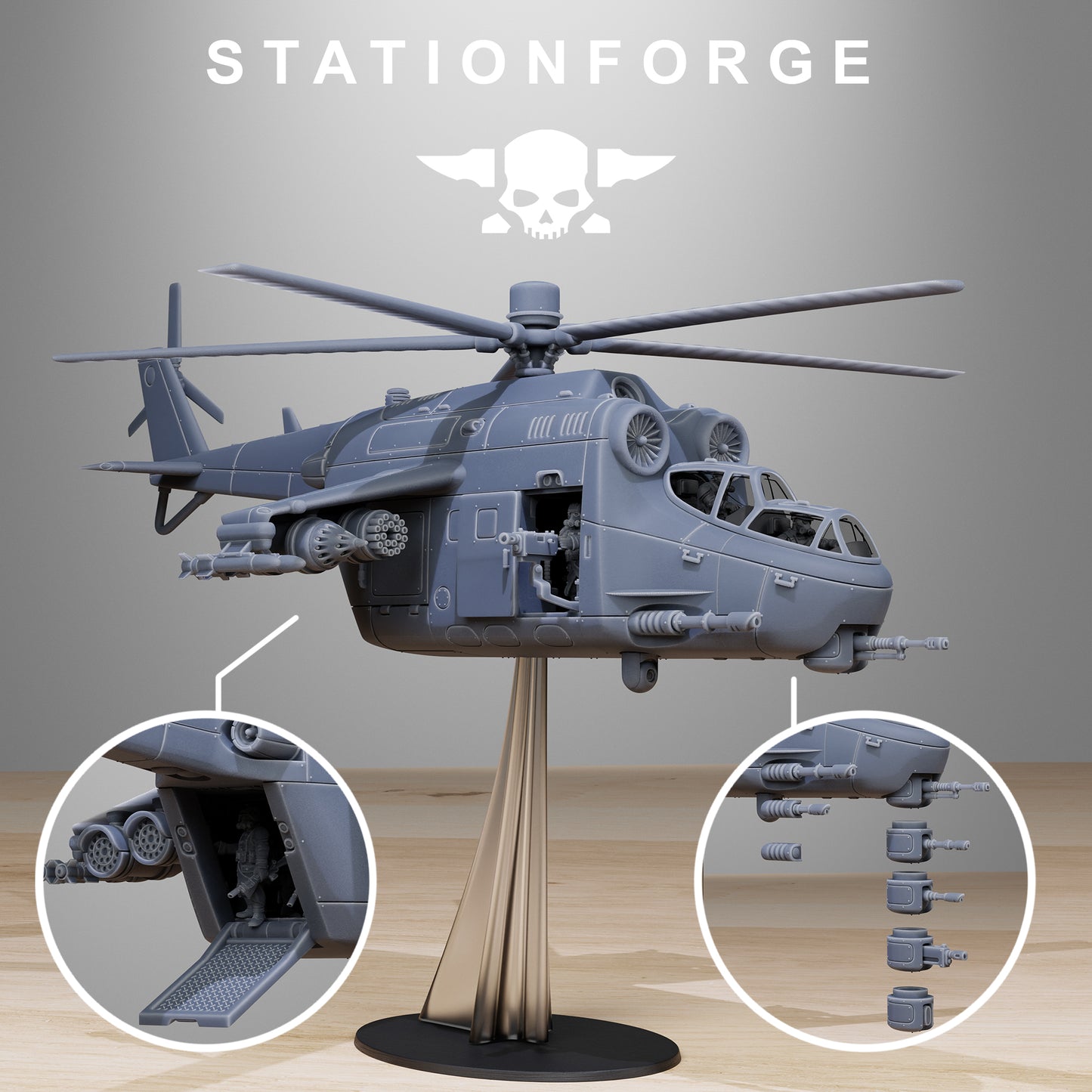 GrimGuard Helicopter - Station Forge