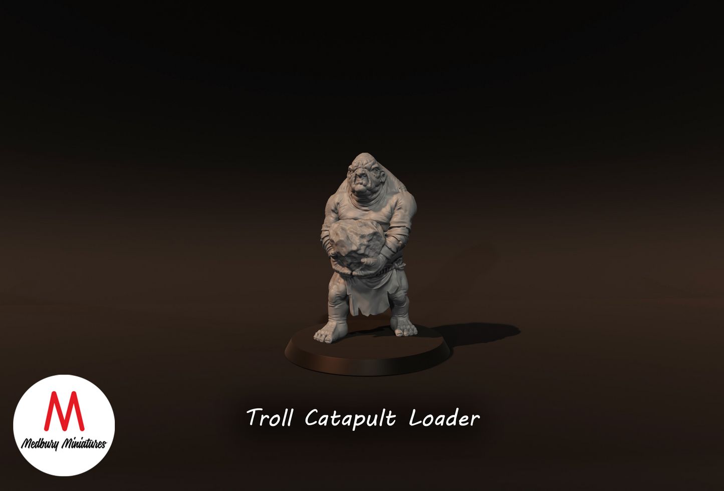 Troll Catapult Loader - Medbury Miniatures