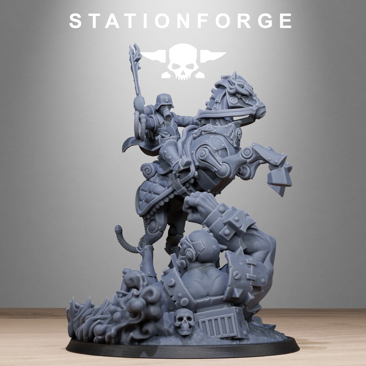 GrimGuard Officer Horseman - Station Forge