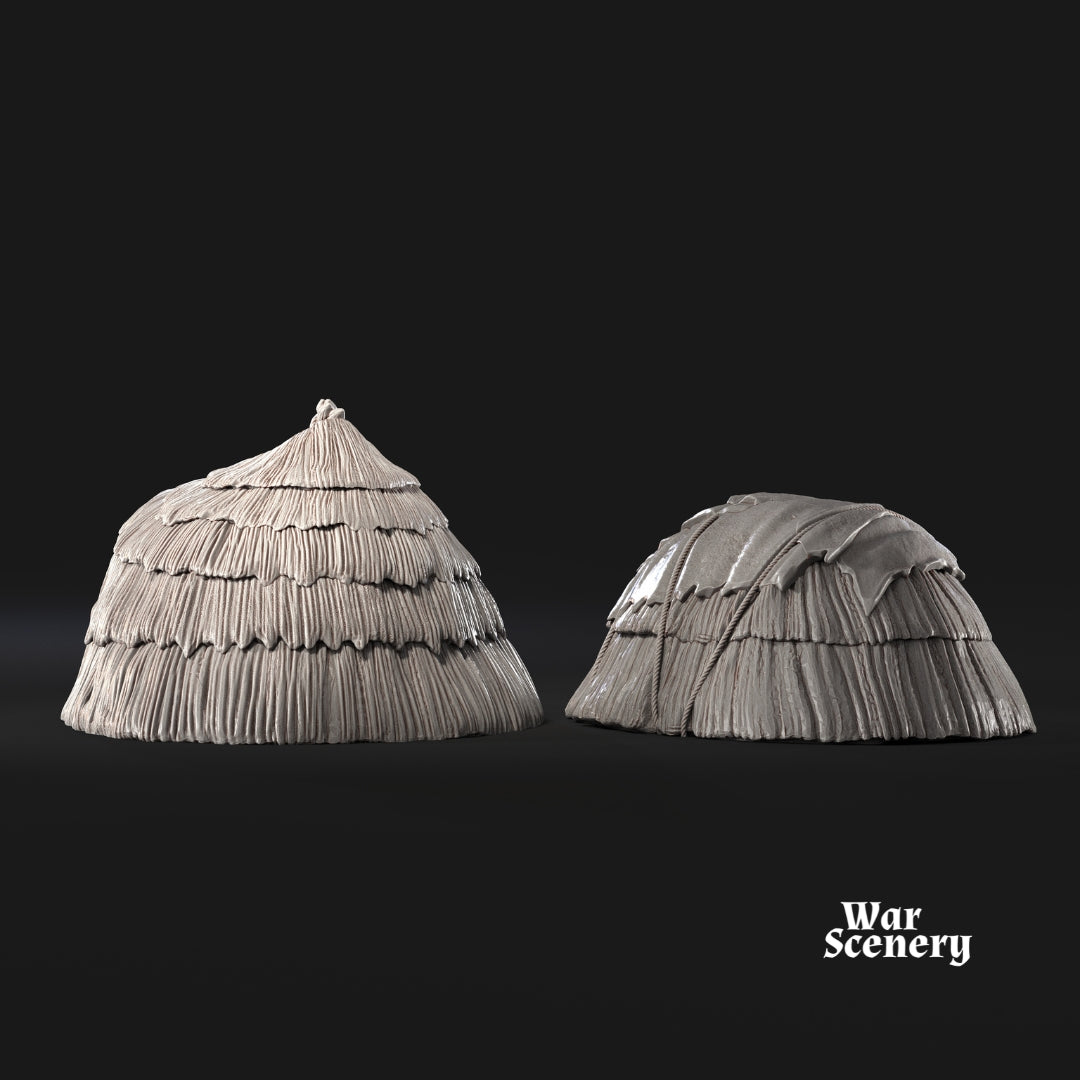 2x Fellmount Reavers native dwelling | Scenery - Davale Games