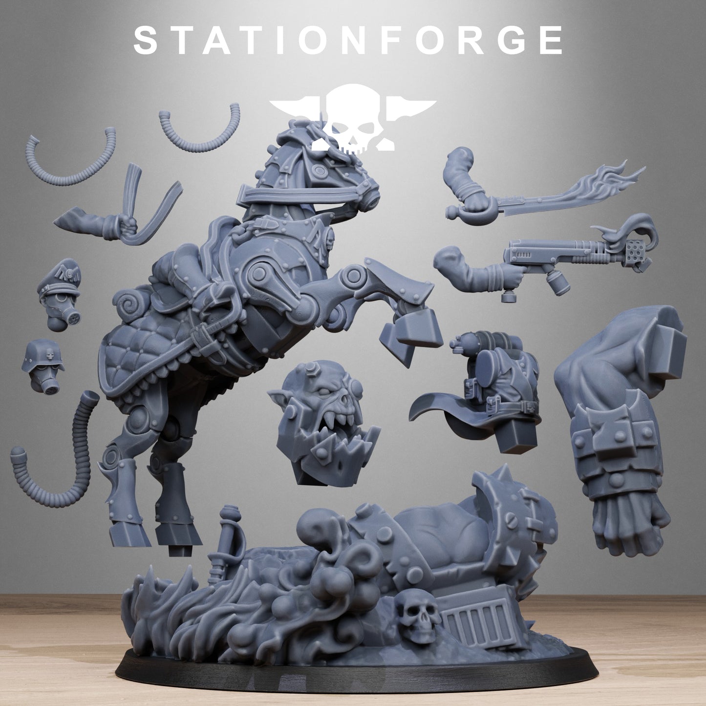 GrimGuard Officer Horseman - Station Forge