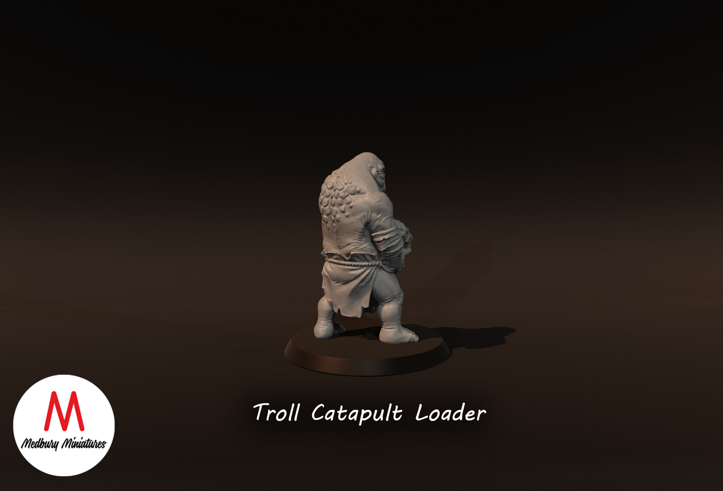 Troll Catapult Loader - Medbury Miniatures