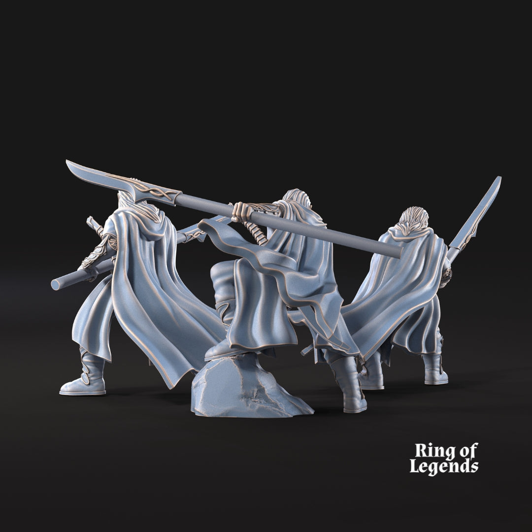 6x Forest guardians Spearmen | Galanthir Elves | Ring Of Legends - Davale Games