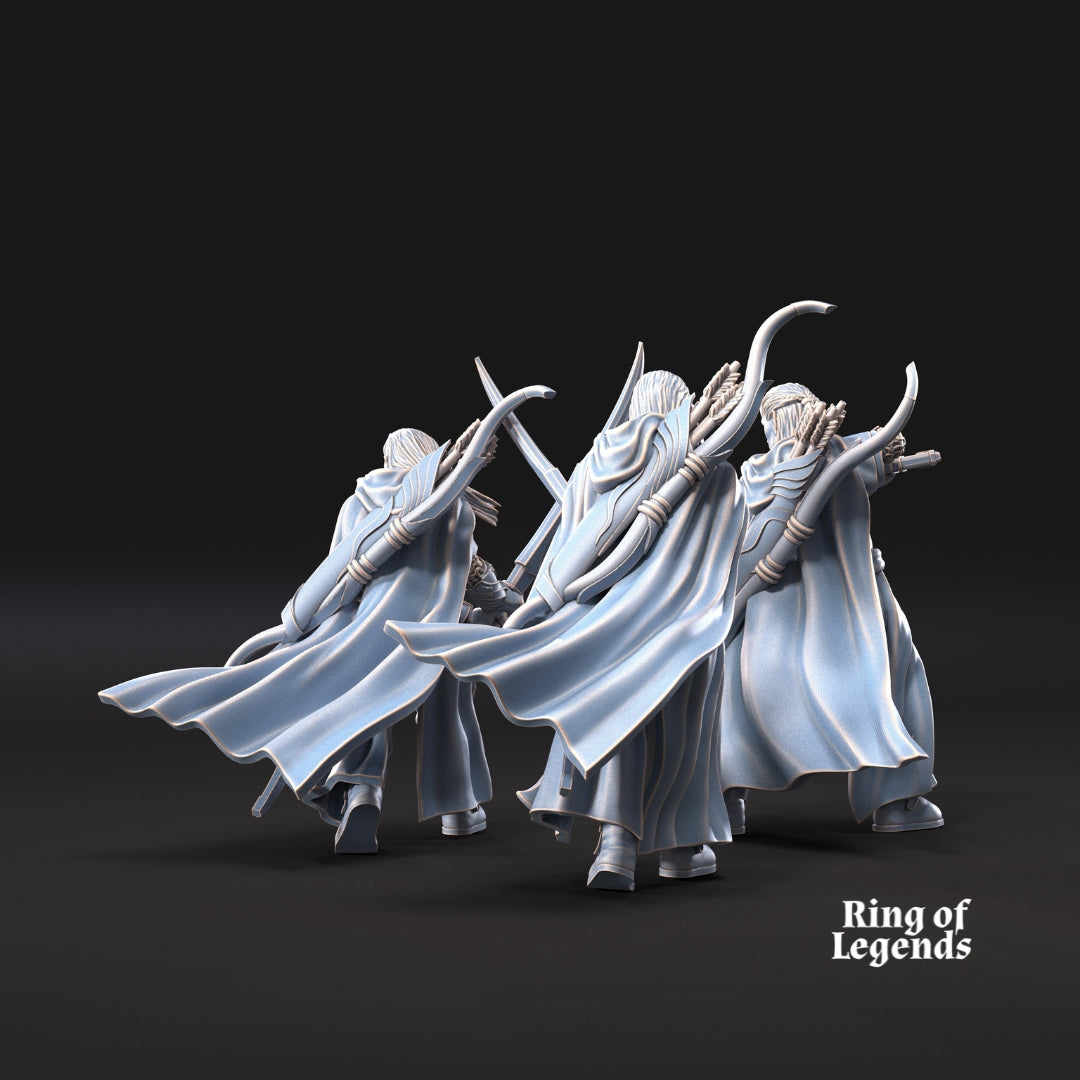 6x Forest guardians with sword | Galanthir Elves | Ring Of Legends - Davale Games
