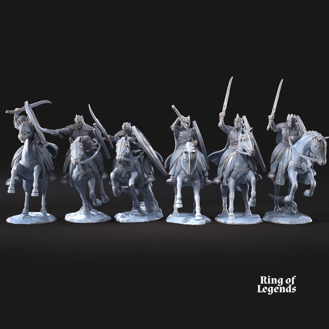 6x Galanthir Elves Cavalry - Galanthir Elves - Ring of Legends - Davale Games