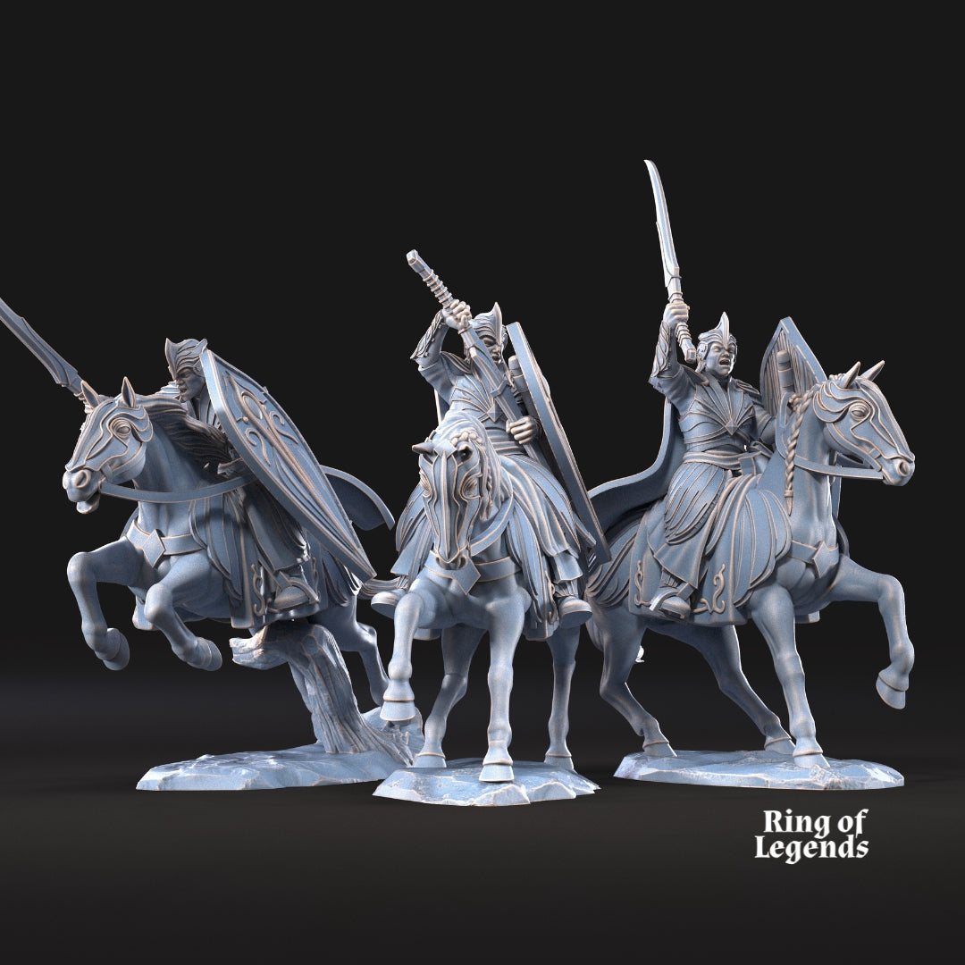 6x Galanthir Elves Cavalry - Galanthir Elves - Ring of Legends - Davale Games