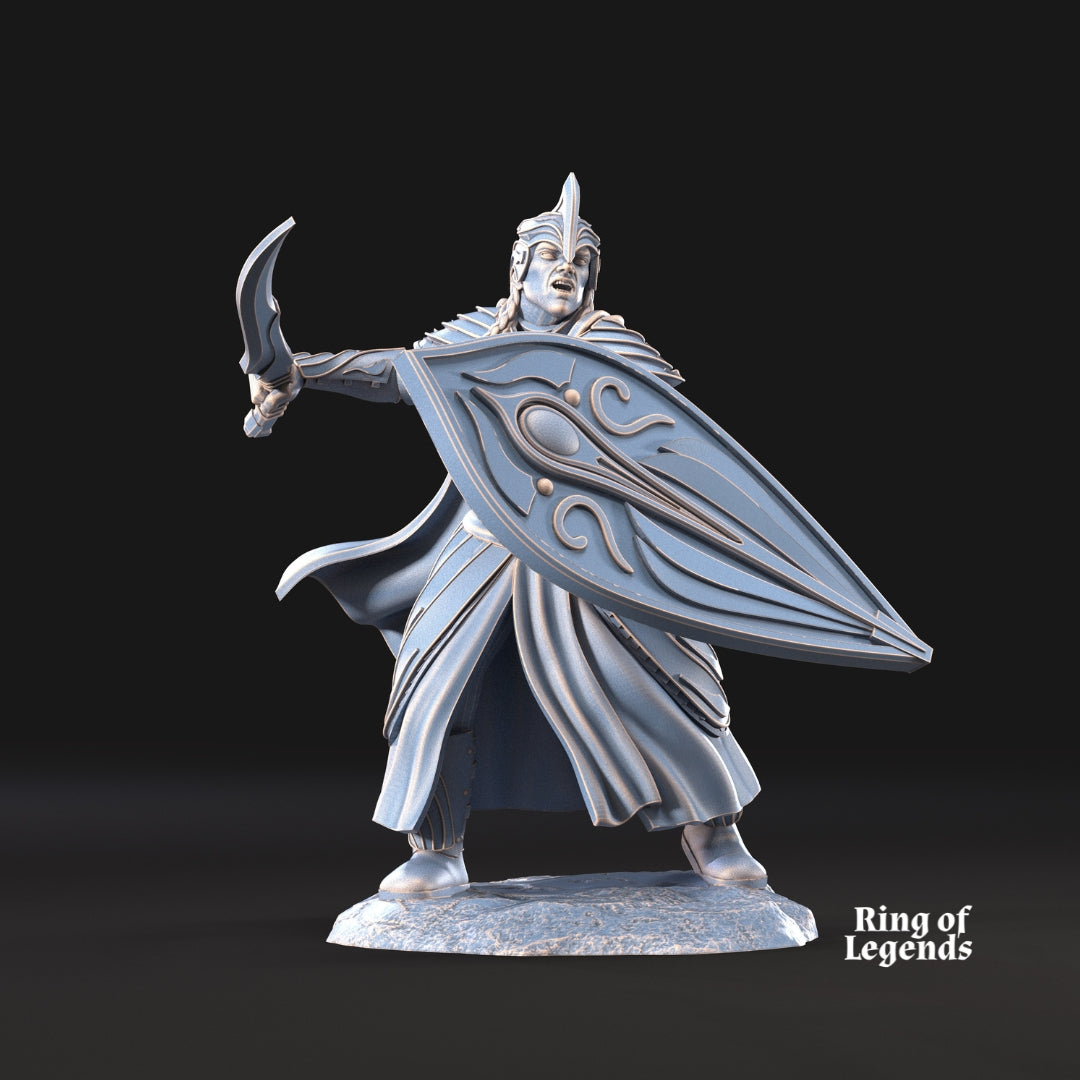 6x Galanthir Elves Sword and Shield | Galanthir Elves | Ring of Legends - Davale Games