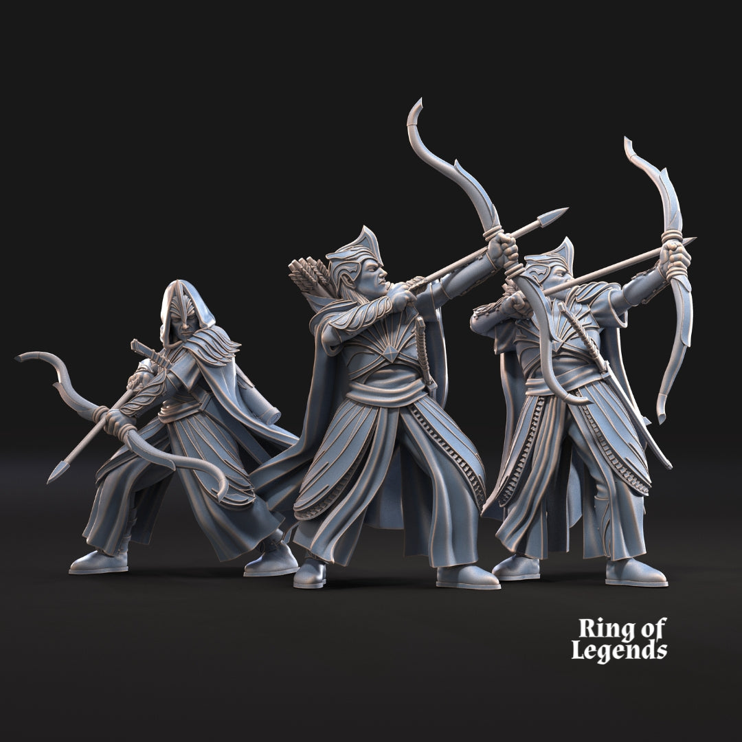 6x Archers - Galanthir Elves - Ring Of Legends - Davale Games
