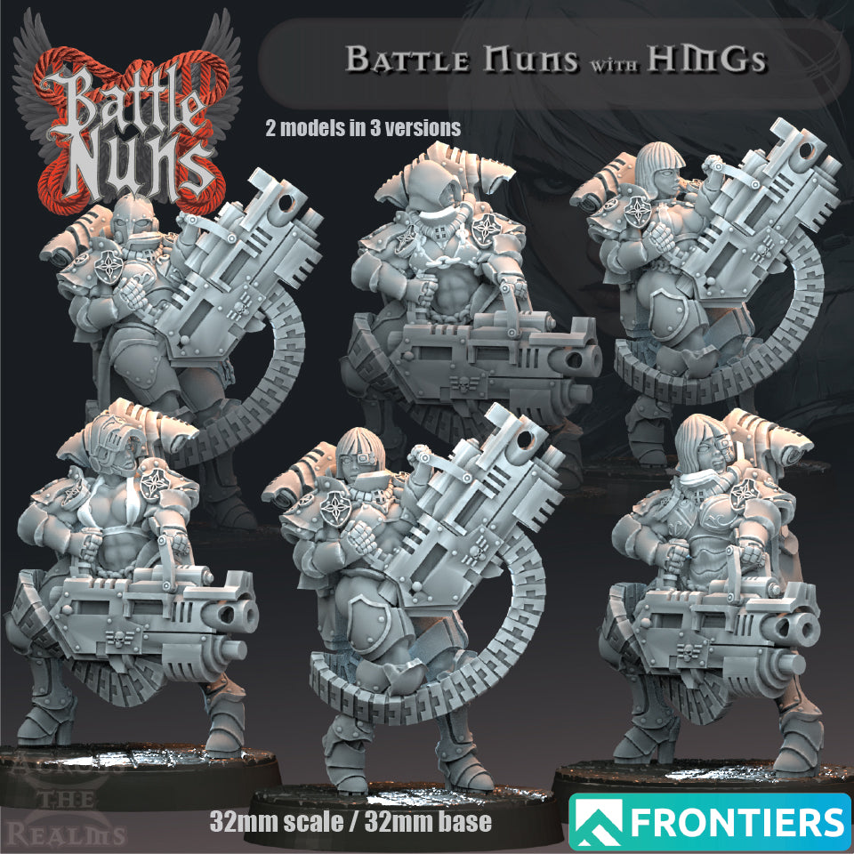 Battle Nuns with HMGs - Across the Realms
