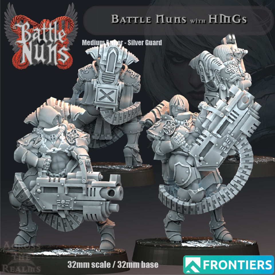 Battle Nuns with HMGs - Across the Realms