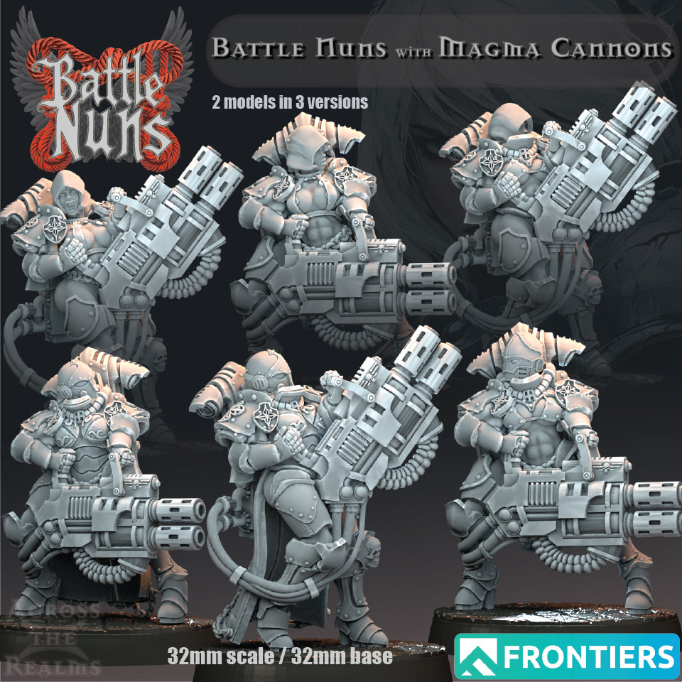 Battle Nuns with Magma Cannons - Across the Realms