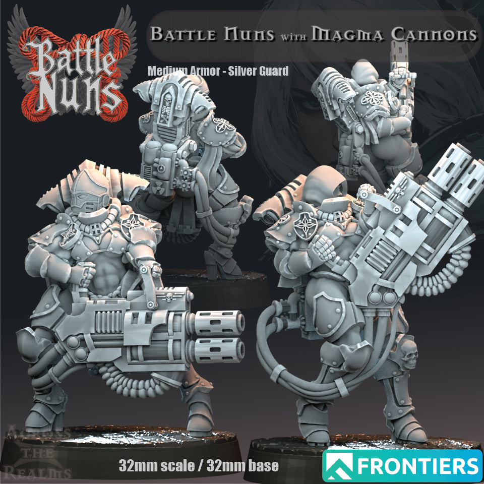 Battle Nuns with Magma Cannons - Across the Realms