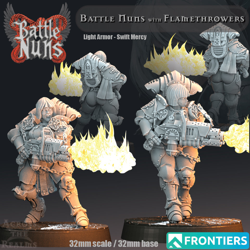 Battle Nuns with Flamethrowers - Across the Realms