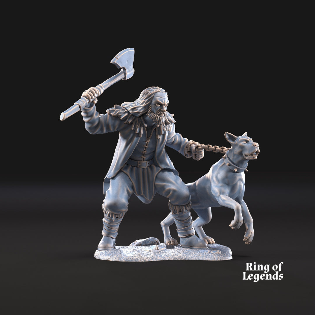Dog Trainer with dogs | Fellmount Reavers | Ring Of Legends - Davale Games