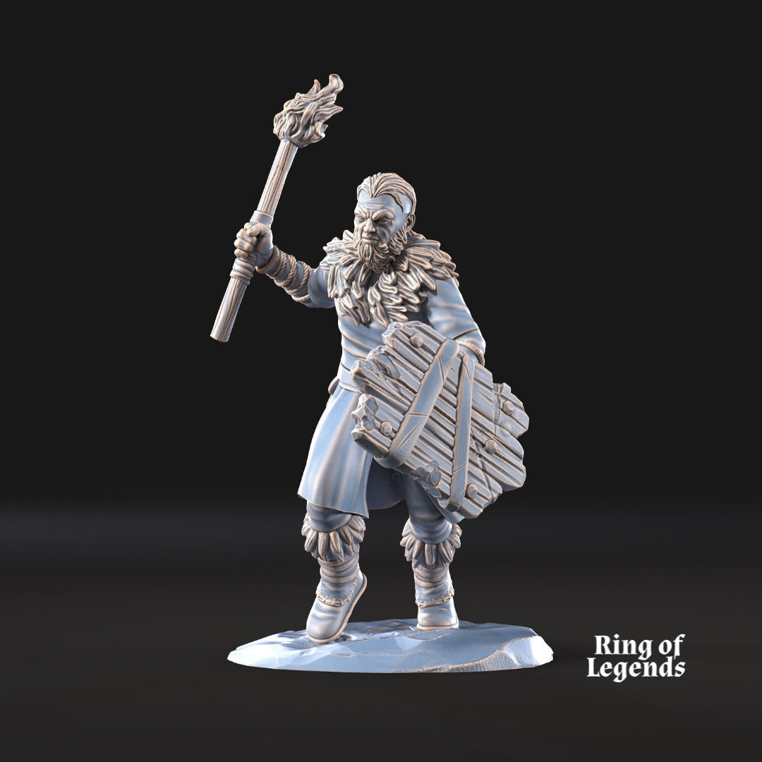 5x Fellmount Reavers with Torches and Optional Shields - Ring Of Legends - Davale Games