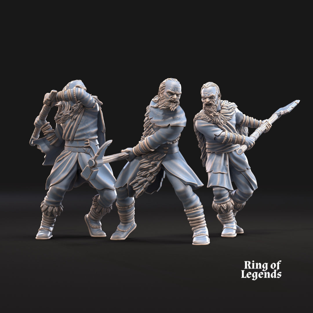 5x Fellmount Reavers with Two-Handed Weapons - Ring of Legends - Davale Games