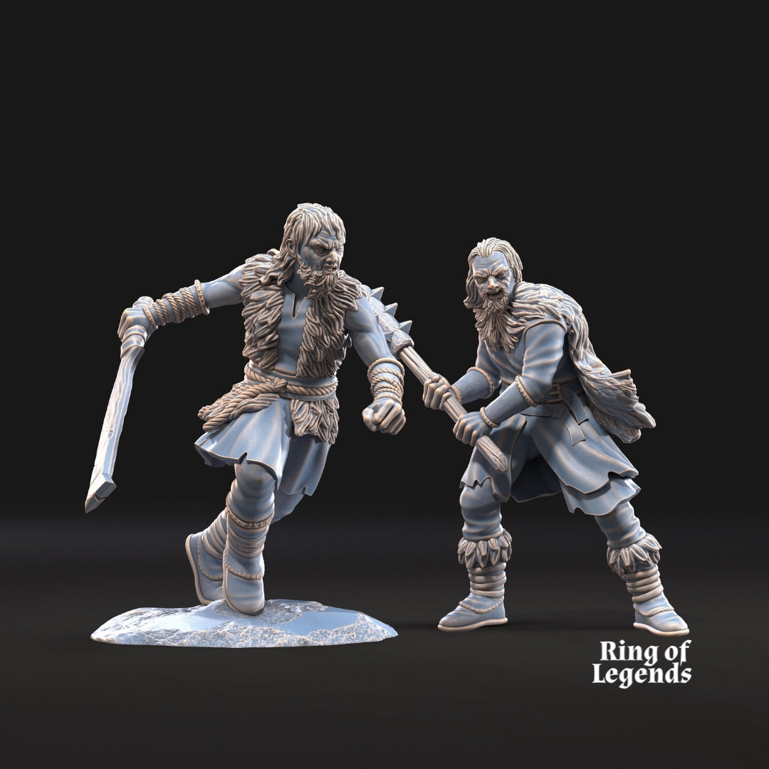 5x Fellmount Reavers with Two-Handed Weapons - Ring of Legends - Davale Games