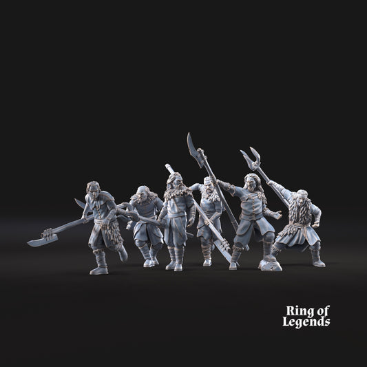 6x Spearmen | Fellmount Reavers | Ring Of Legends - Davale Games