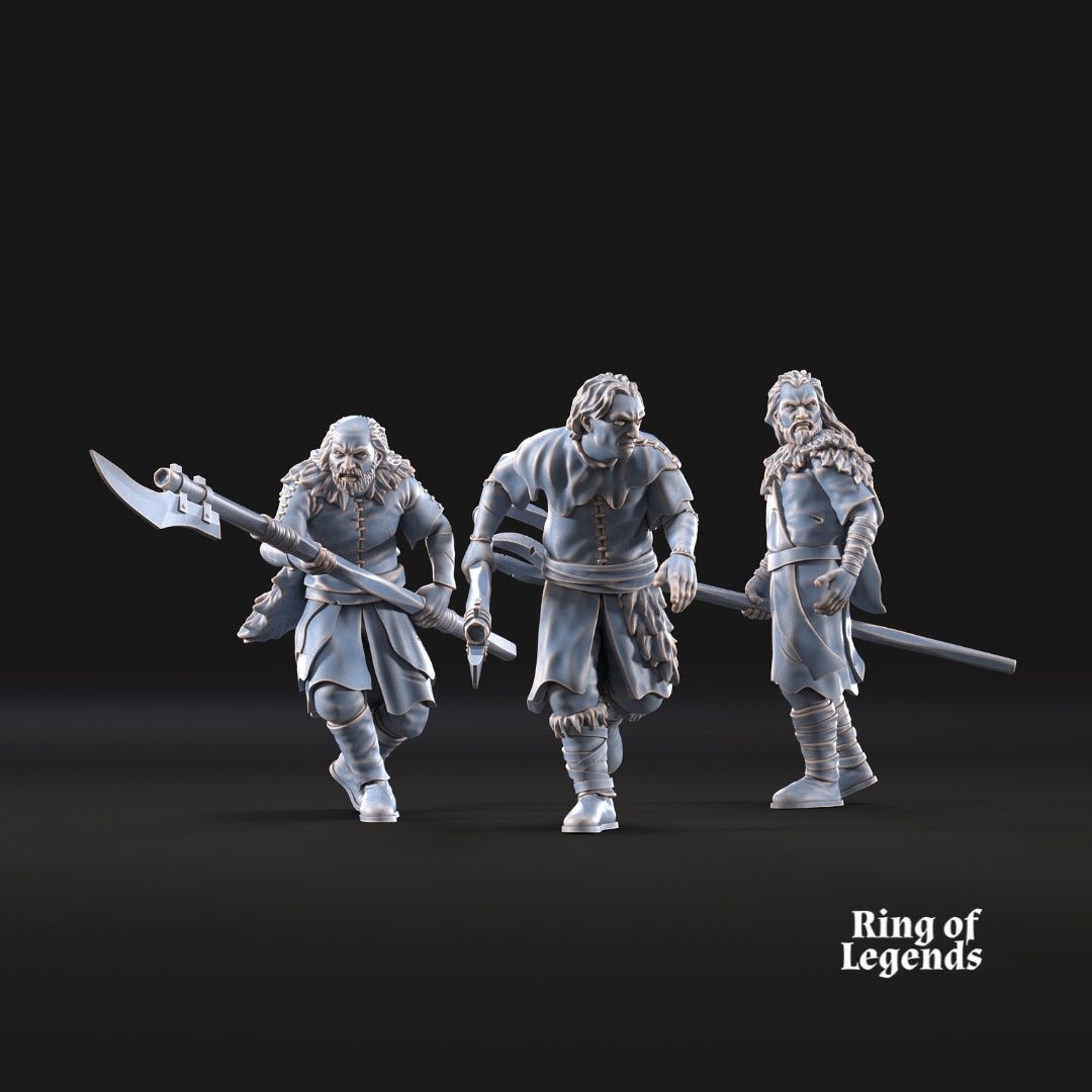 6x Spearmen | Fellmount Reavers | Ring Of Legends - Davale Games