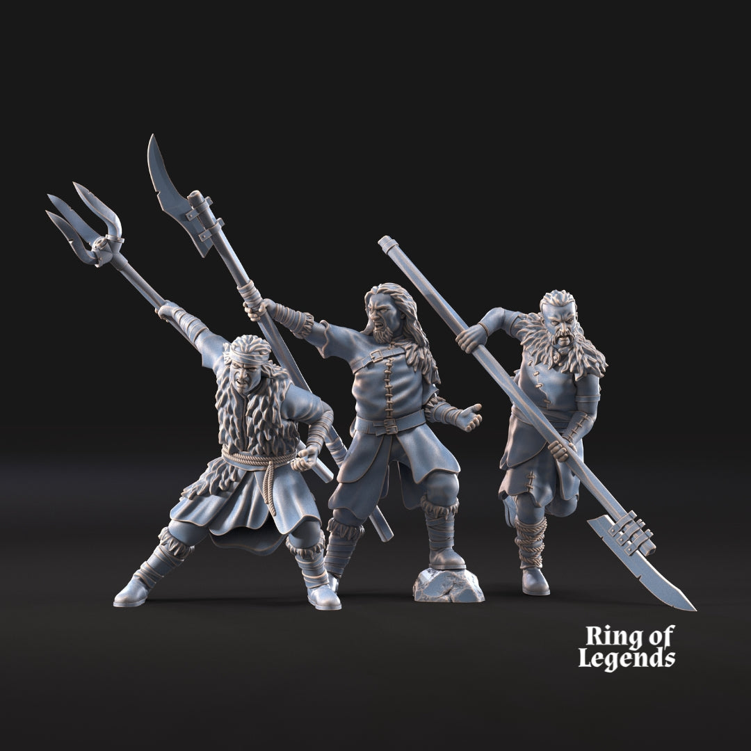 6x Spearmen | Fellmount Reavers | Ring Of Legends - Davale Games