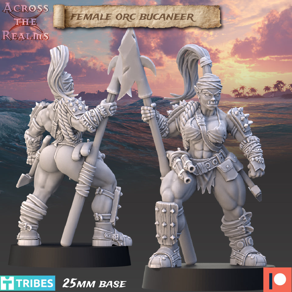 Female Orc Bucaneer - Across The Realms