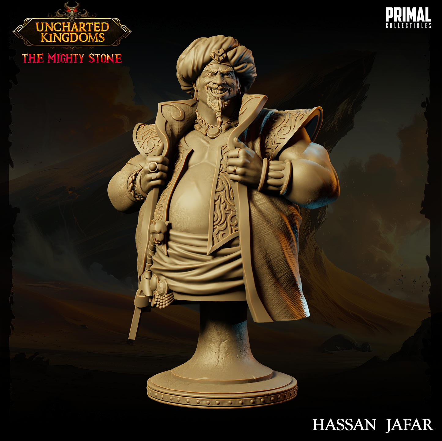 Verbrecherboss - Hassan Jafar - Büste - Uncharted Kingdoms - Primal Collectibles