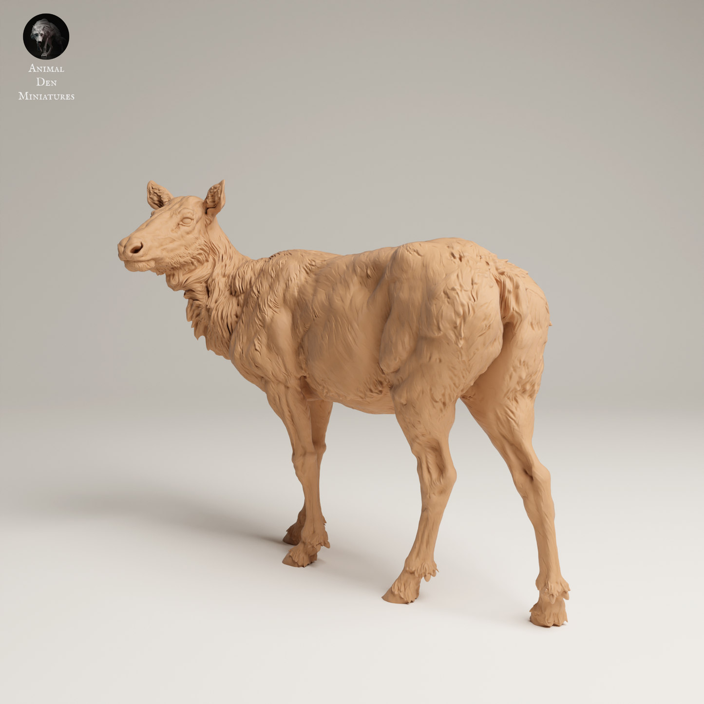 Rocky Mountain Elk Cow - Animal Den Miniatures