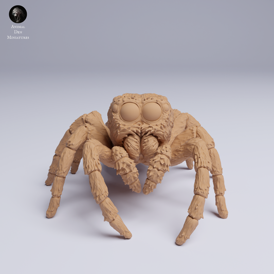 Jumping Spider  (Carrhotus xanthogramma) - Animal Den Miniatures